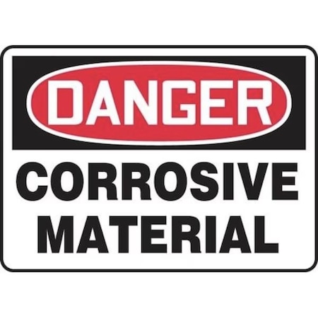 Accuform OSHA DANGER SAFETY SIGN CORROSIVE MCHL004XT MCHL004XT